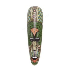 Wood Green White Aboriginal Mask 100 cm