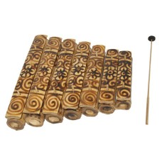 Bamboo Rindik Gamelan Burned Motif 38 cm