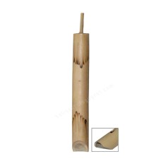 Natural Bamboo Flute Burned Motif 16 cm