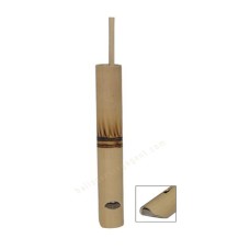 Bamboo Flute Burned Double Ring 13 cm