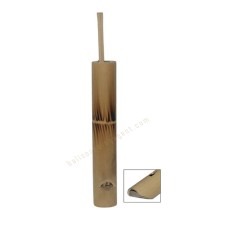 Bamboo Flute Burned Splash Motif 13 cm