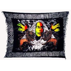 Sarong Bob Marley Lions And Flags Motif