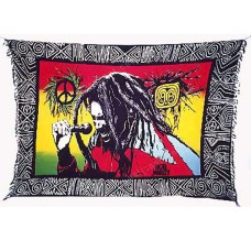 Sarong Bob Marley Singing Motif 