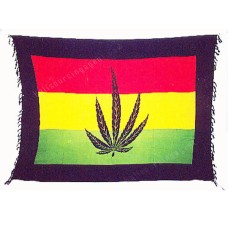 Sarong Bob Marley Marijuana Leaf Motif