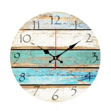 Wood Round Wall Clock 30 cm