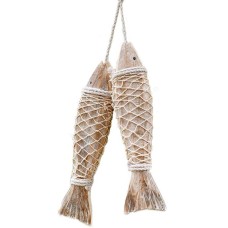 Wood Bunches Sea Fish White Wash 30 cm