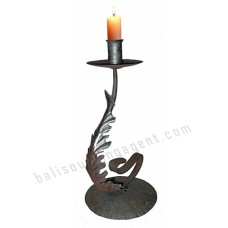 Iron Candle Holder Autumn Leaves 32 cm