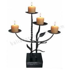 Iron Candle Stick Four Holders 42 cm