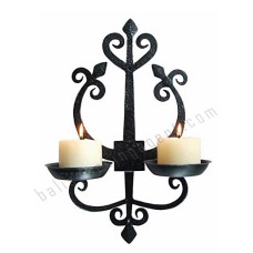 Iron Trisula Candle Holder 46 cm