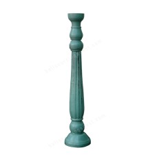 Wood Candle Holder Light Blue 80 cm