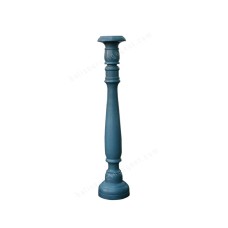 Wood Candle Holder Dark Blue 60 cm