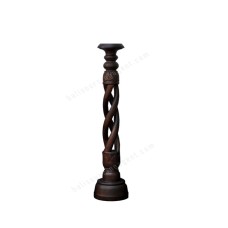 Wood Brown Candle Holder 60 cm