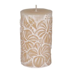 Candle White Flower Vanilla Scent 11 cm