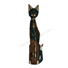 Wood Cat Green Gold Springs Neck 100 cm