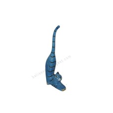 Wood Cat Stretching Black Stripes 20 cm