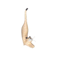 Wood Cat Stretching Cream Black Ears 25 cm