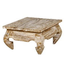 Teak White Wash Opium Coffee Table