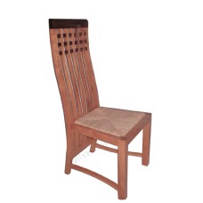 Teak Woven Dining Chair Seat URBANA