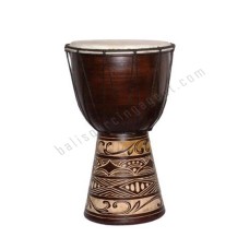 Wood Djembe Classic Carved 50 cm