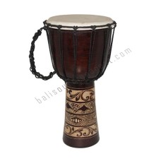 Wood Djembe Classic Carved 60 cm