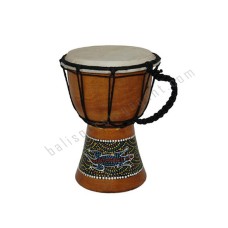 Wood Djembe Natural Brown Lizard 40 cm