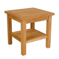 Teak BELIZE Side Table Single Shelf