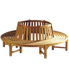 Teak Garden Round Bench CARMELO