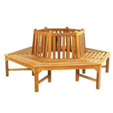 Teak Garden Octagonal Bench CARMELO