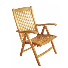 Teak Garden Folding Arm Chair BRANDO