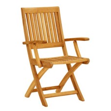 Teak Garden Folding Arm Chair RAFLES