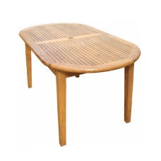 Teak MELISSA Table With Parasol Hole