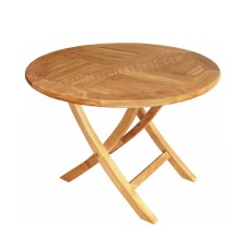 Teak ABRAHAM Folding Table 90 cm