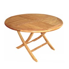 Teak ABRAHAM Folding Table 120 cm