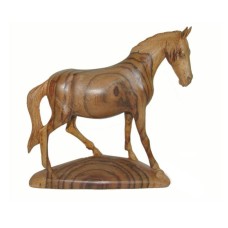 Sono Wood Walking Horse on Base 25 cm