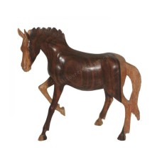 Sono Wood Walking Horse Natural 20 cm