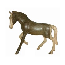 Hibiscus Wood Walking Horse Natural 20 cm