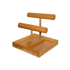 Wood Bracelets Two Display Stands 30 cm