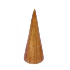 Wood Cone Rings Display 10 cm