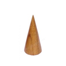 Wood Cone Rings Display 7 cm