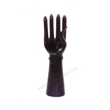 Wood Black Right Hand Rings Display 30 cm