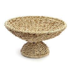 Straw Grass Fruit Platter Natural 20 cm