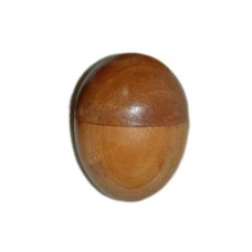 Wood Natural Egg Maracas 6 cm