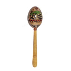 Wood Lombok Egg Stick Maracas 21 cm