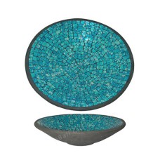 Plate Glass Mosaic Turquoise 30 cm