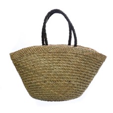 Woven Straw Grass Shoulder Bag Natural