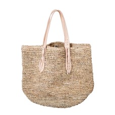 Natural Woven Straw Grass Shoulder Bag