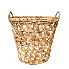 Water Hyacinth Laundry Basket 45 cm