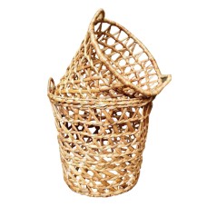 Water Hyacinth Laundry Basket Set Of 2