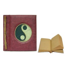 Notebook Straw Paper Yin Yang Medium