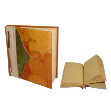 Notebook Green Yellow Leaf Medium